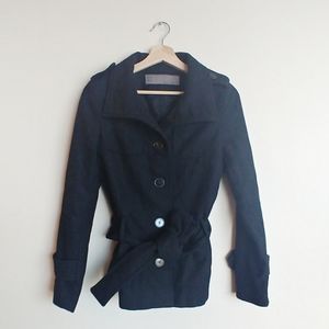 Zara Wool Coat with Belt